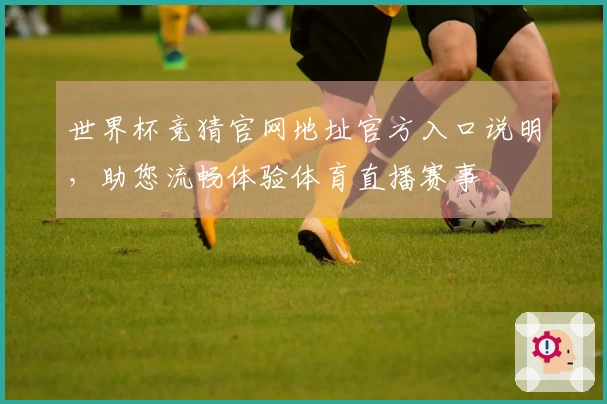 世界杯竞猜官网地址官方入口说明，助您流畅体验体育直播赛事