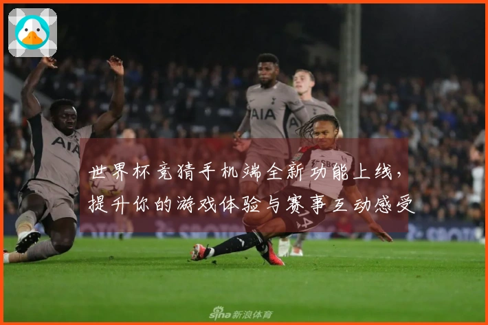 世界杯竞猜手机端全新功能上线，提升你的游戏体验与赛事互动感受